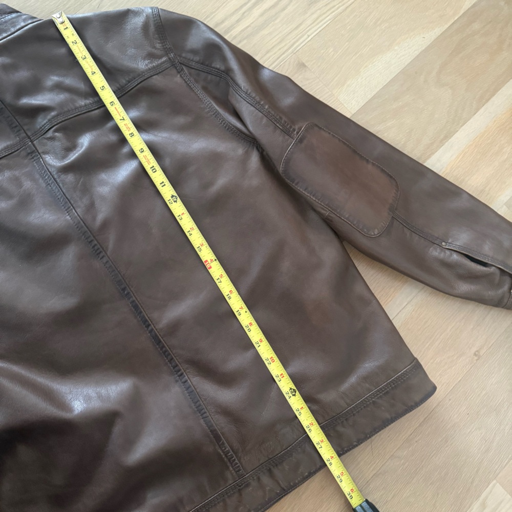Men’s leather jacket - Picture 3 of 5